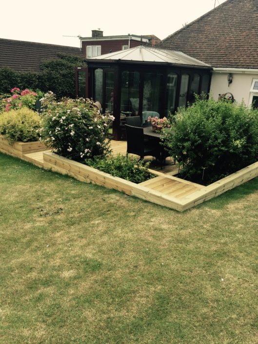 Exterior wooden decking by RC Carpentry & Renovation Brighton
