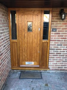 Front door with frame, letterbox and glazing Patcham Brighton